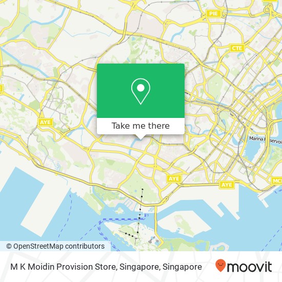 M K Moidin Provision Store, Singapore map