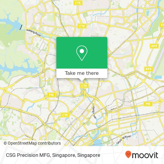 CSG Precision MFG, Singapore map