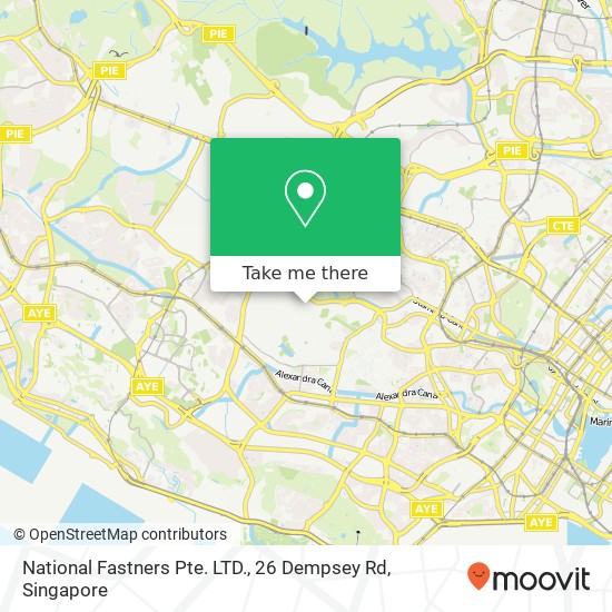 National Fastners Pte. LTD., 26 Dempsey Rd map