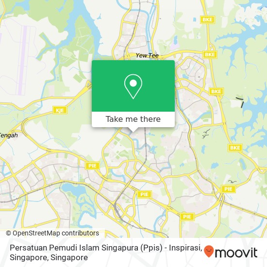 Persatuan Pemudi Islam Singapura (Ppis) - Inspirasi, Singapore map