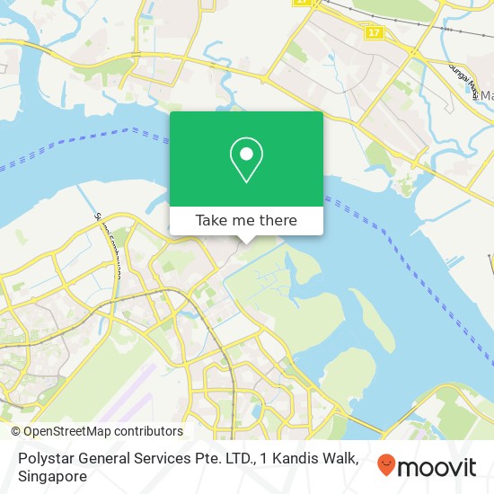 Polystar General Services Pte. LTD., 1 Kandis Walk地图