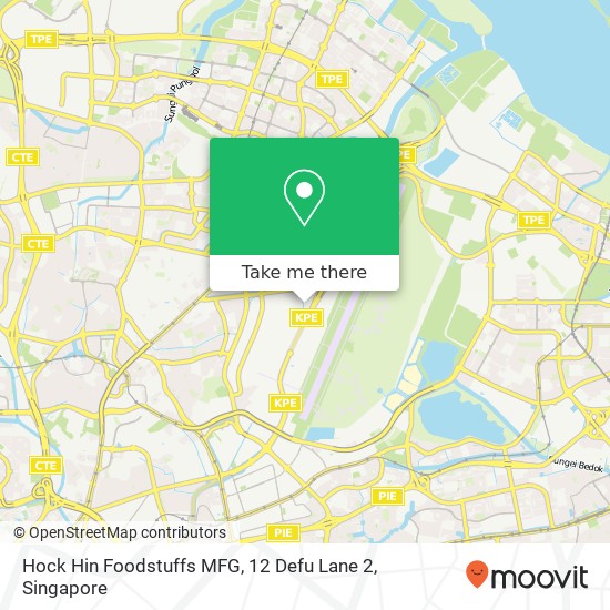 Hock Hin Foodstuffs MFG, 12 Defu Lane 2地图