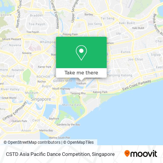 CSTD Asia Pacific Dance Competition地图