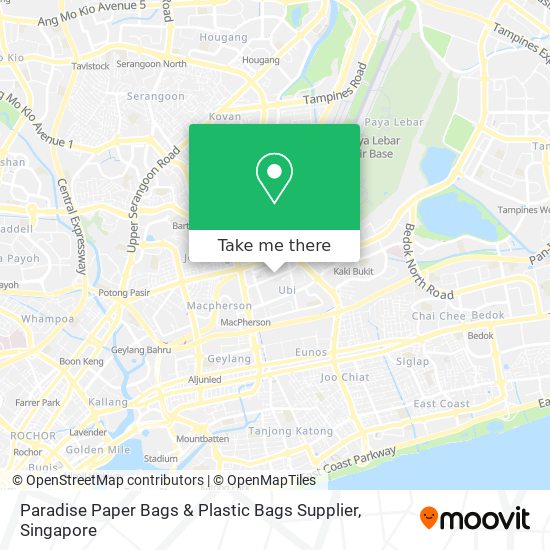 Paradise Paper Bags & Plastic Bags Supplier map