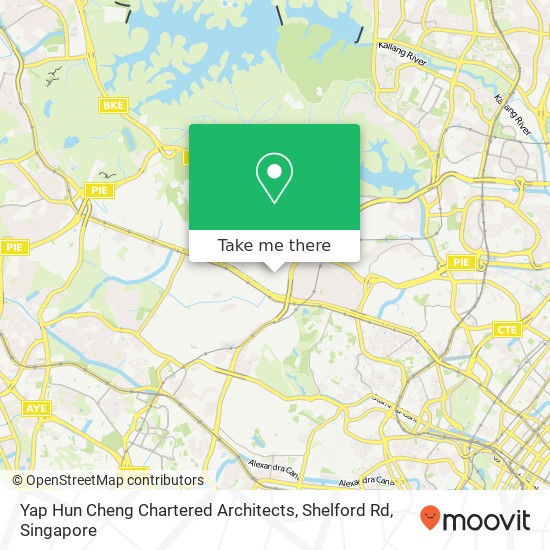 Yap Hun Cheng Chartered Architects, Shelford Rd map