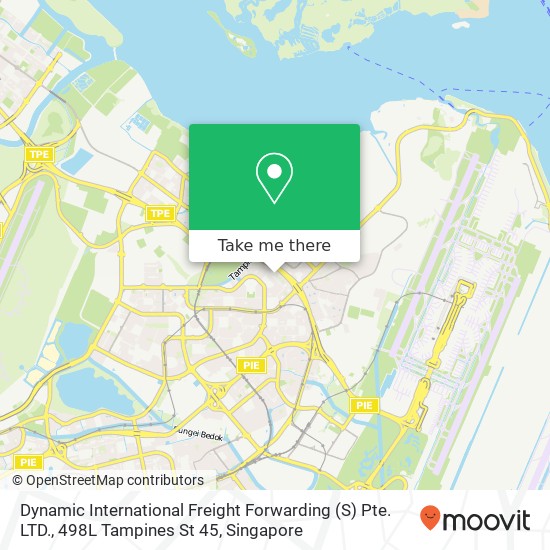 Dynamic International Freight Forwarding (S) Pte. LTD., 498L Tampines St 45 map