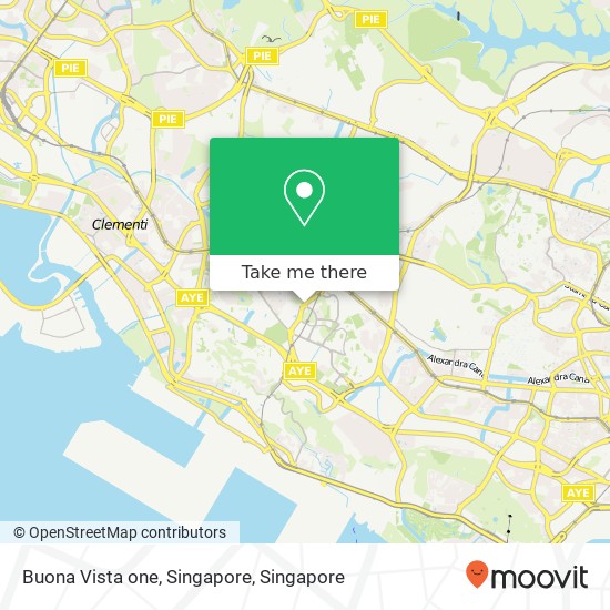Buona Vista one, Singapore map
