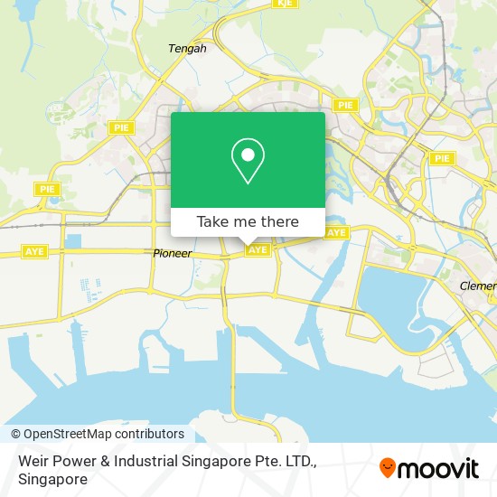 Weir Power & Industrial Singapore Pte. LTD. map