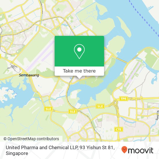 United Pharma and Chemical LLP, 93 Yishun St 81 map