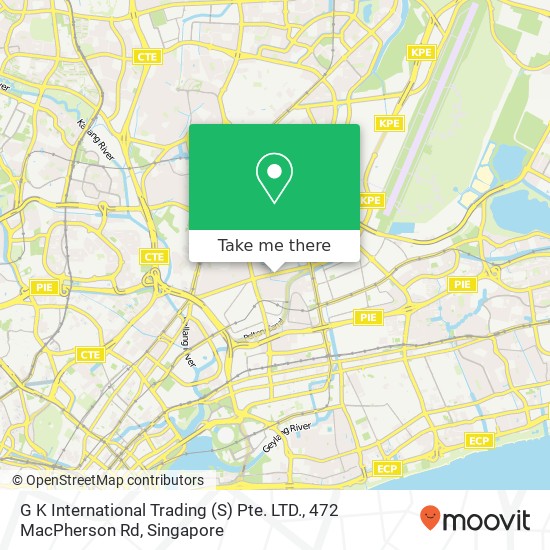 G K International Trading (S) Pte. LTD., 472 MacPherson Rd地图