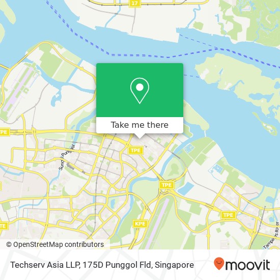 Techserv Asia LLP, 175D Punggol Fld地图