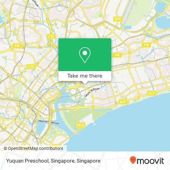 Yuquan Preschool, Singapore map