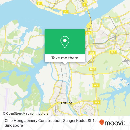 Chip Hong Joinery Construction, Sungei Kadut St 1地图