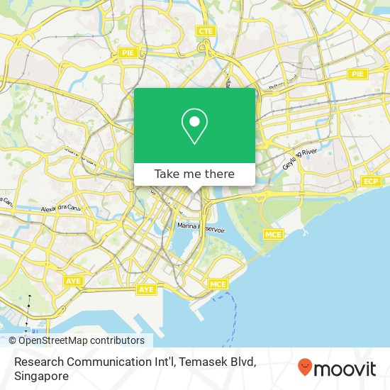 Research Communication Int'l, Temasek Blvd地图