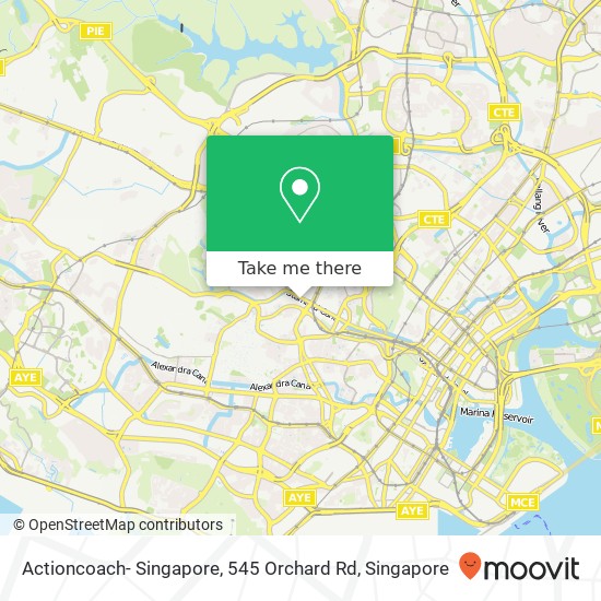 Actioncoach- Singapore, 545 Orchard Rd地图