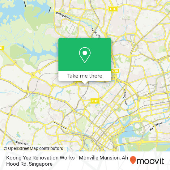 Koong Yee Renovation Works - Monville Mansion, Ah Hood Rd map