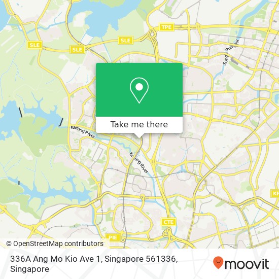 336A Ang Mo Kio Ave 1, Singapore 561336地图