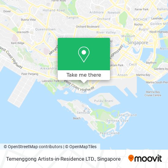 Temenggong Artists-in-Residence LTD. map