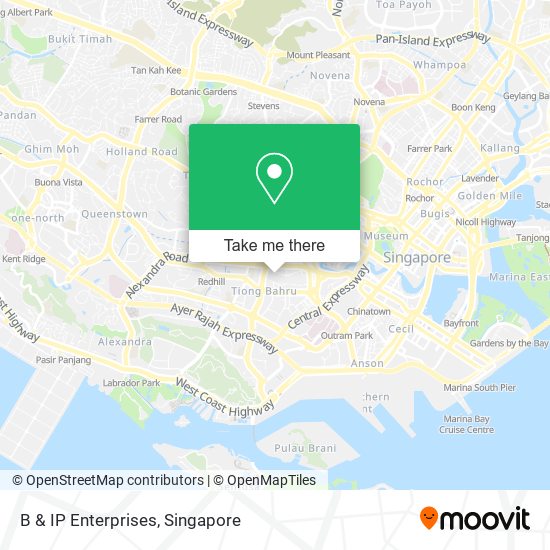 B & IP Enterprises map