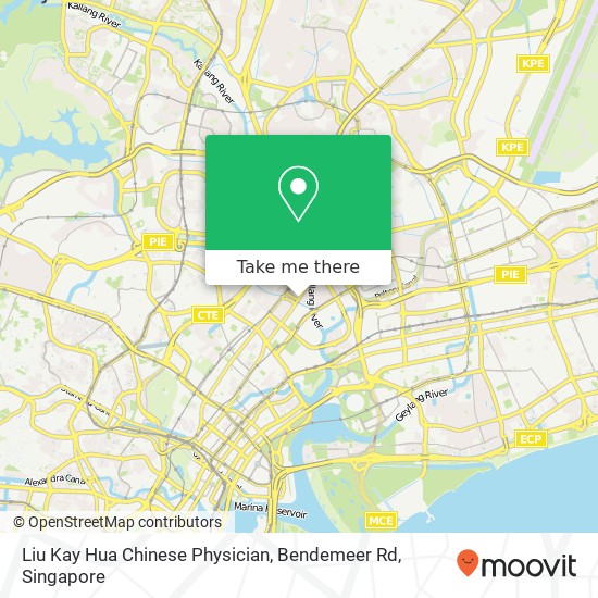 Liu Kay Hua Chinese Physician, Bendemeer Rd map