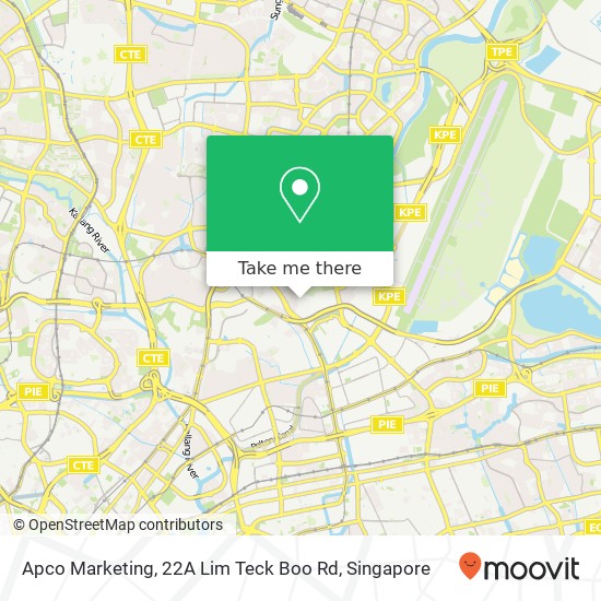 Apco Marketing, 22A Lim Teck Boo Rd地图
