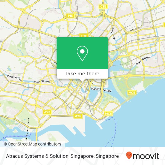 Abacus Systems & Solution, Singapore map