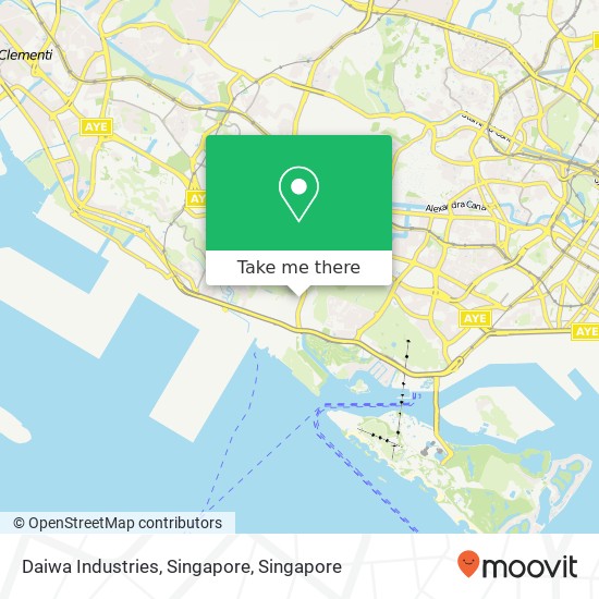 Daiwa Industries, Singapore map