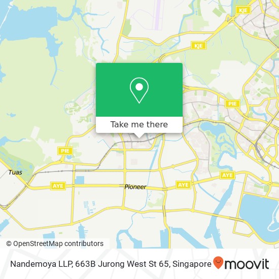 Nandemoya LLP, 663B Jurong West St 65地图