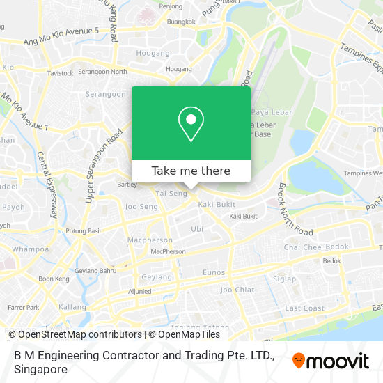 B M Engineering Contractor and Trading Pte. LTD. map