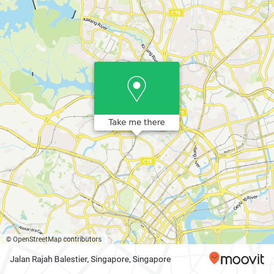 Jalan Rajah Balestier, Singapore地图