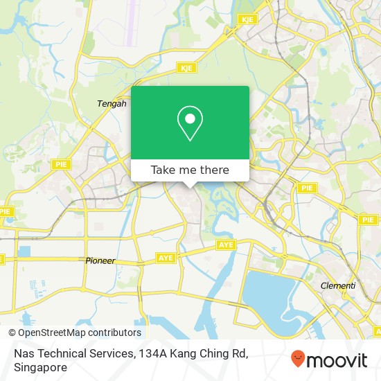 Nas Technical Services, 134A Kang Ching Rd地图