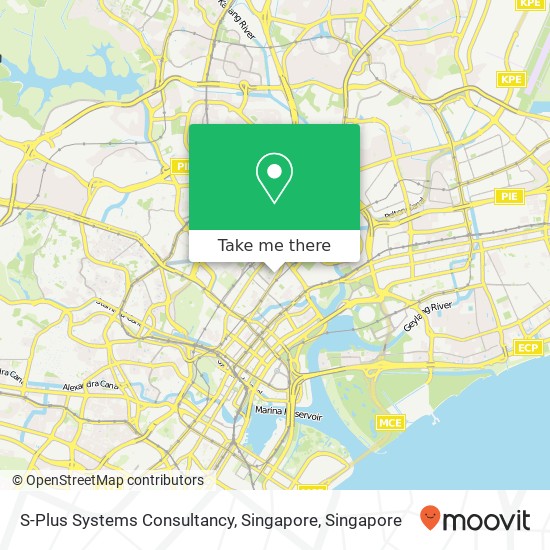 S-Plus Systems Consultancy, Singapore map