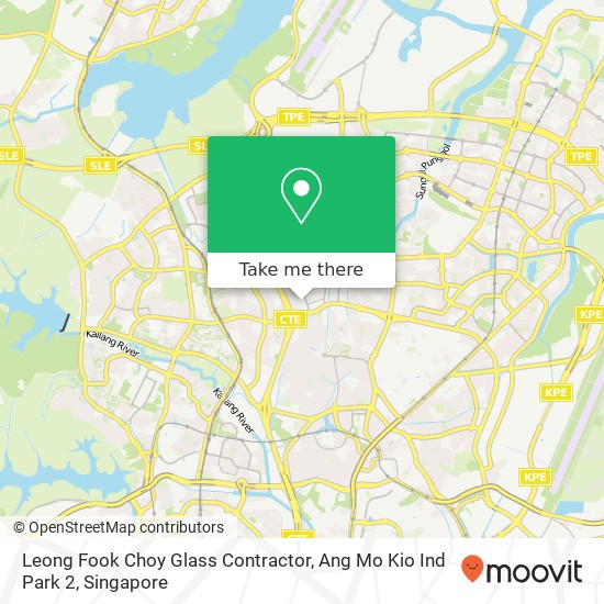 Leong Fook Choy Glass Contractor, Ang Mo Kio Ind Park 2 map