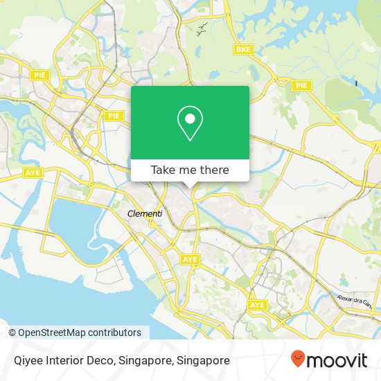 Qiyee Interior Deco, Singapore map