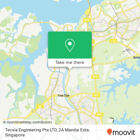 Tecsia Engineering Pte LTD, 2A Mandai Este地图