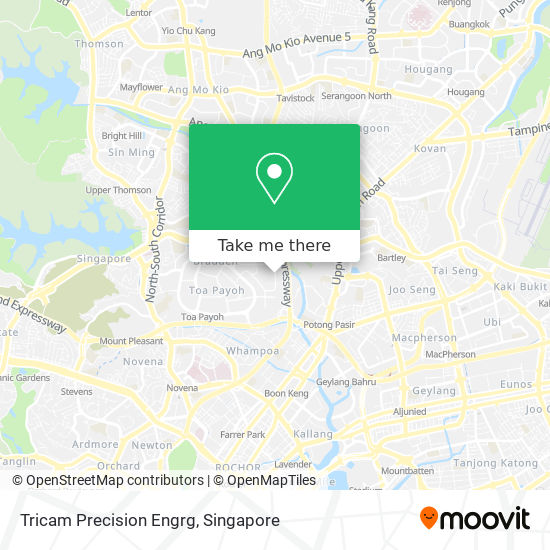 Tricam Precision Engrg map