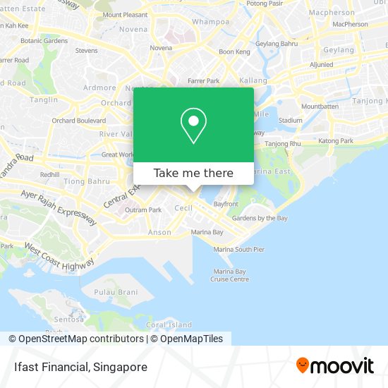 Ifast Financial map