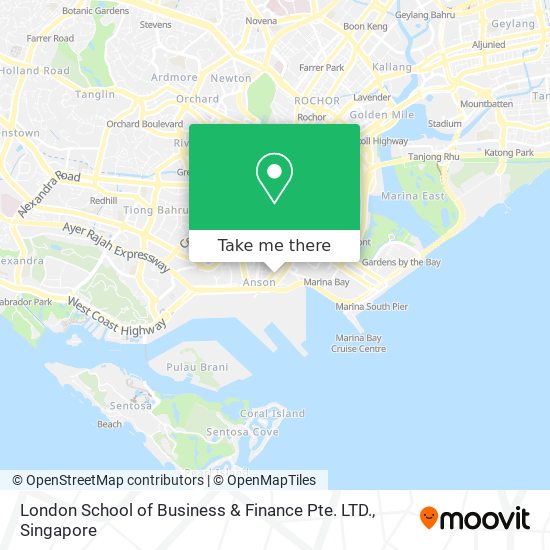 London School of Business & Finance Pte. LTD. map