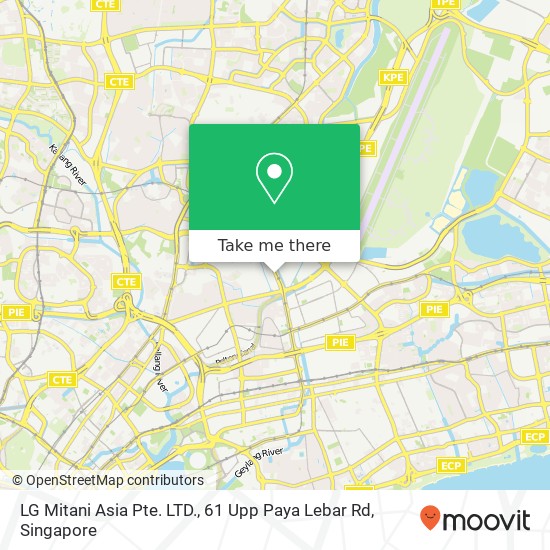 LG Mitani Asia Pte. LTD., 61 Upp Paya Lebar Rd map