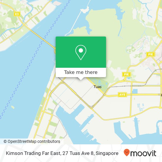 Kimson Trading Far East, 27 Tuas Ave 8 map