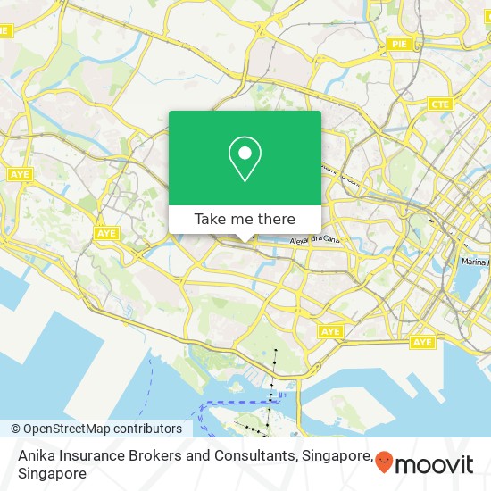 Anika Insurance Brokers and Consultants, Singapore地图