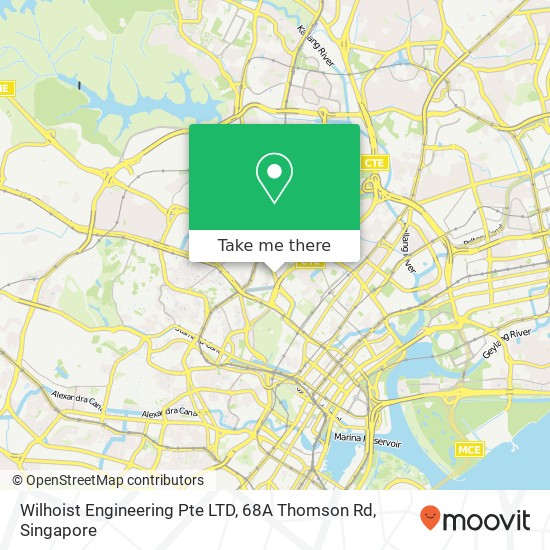 Wilhoist Engineering Pte LTD, 68A Thomson Rd map