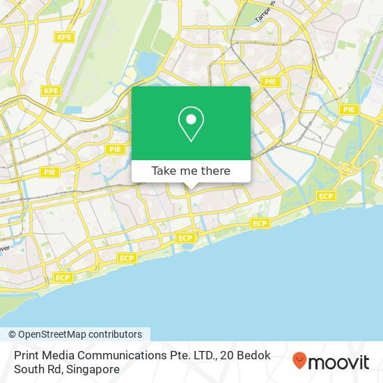 Print Media Communications Pte. LTD., 20 Bedok South Rd map