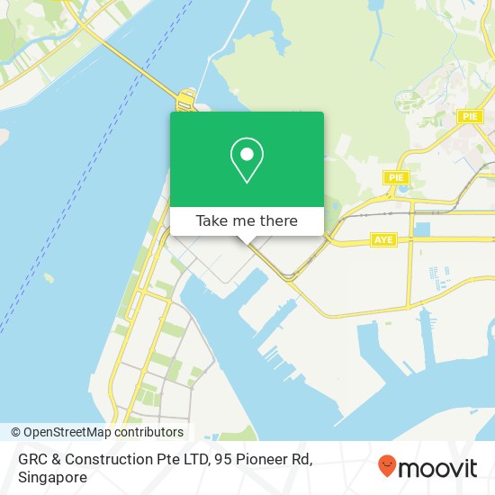 GRC & Construction Pte LTD, 95 Pioneer Rd map