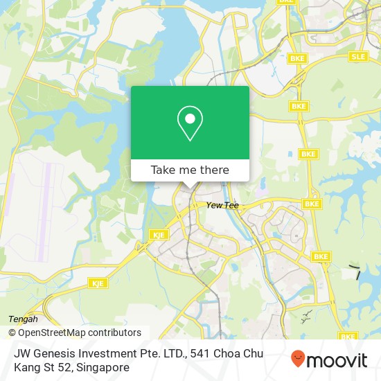 JW Genesis Investment Pte. LTD., 541 Choa Chu Kang St 52 map