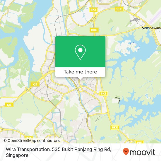 Wira Transportation, 535 Bukit Panjang Ring Rd map