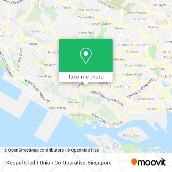Keppel Credit Union Co-Operative map