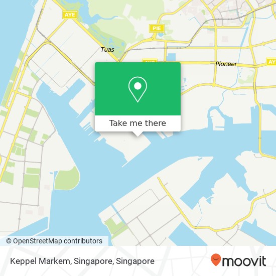 Keppel Markem, Singapore map