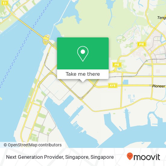 Next Generation Provider, Singapore map