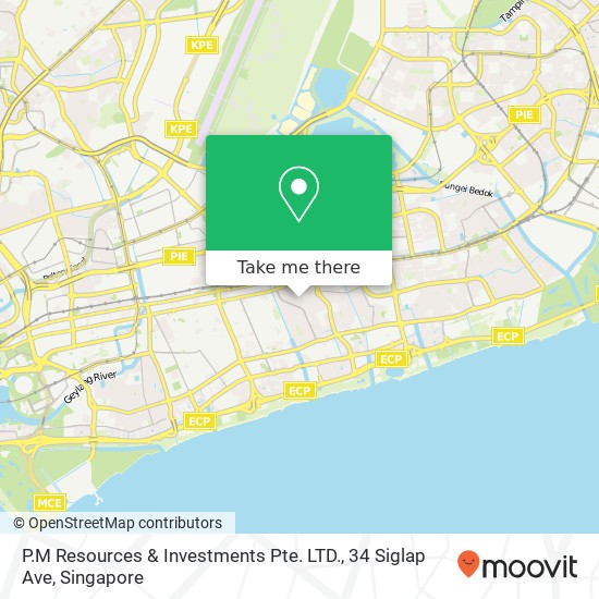 P.M Resources & Investments Pte. LTD., 34 Siglap Ave地图